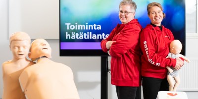 Ensiapukouluttajien lähipäivät Ulvilassa. Kuvassa kouluttajat.