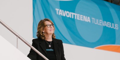 Oppisopimuskoordinaattori Merja Tuomola Sataedu Harjavallan tiloissa.